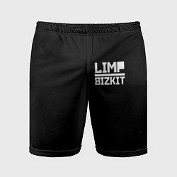 Шорты спортивные мужские Lim Bizkit logo, цвет: 3D-принт