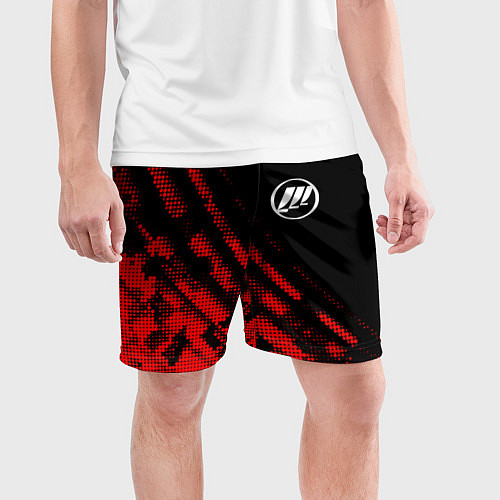Мужские спортивные шорты Lifan sport grunge / 3D-принт – фото 3