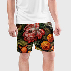 Шорты спортивные мужские Набивной рисунок, цвет: 3D-принт — фото 2
