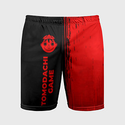 Шорты спортивные мужские Tomodachi Game - red gradient по-вертикали, цвет: 3D-принт