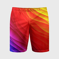 Мужские спортивные шорты Абстрактные волны текстура