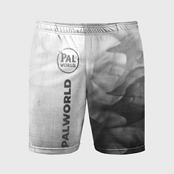 Шорты спортивные мужские Palworld - white gradient по-вертикали, цвет: 3D-принт