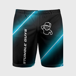 Мужские спортивные шорты Stumble Guys неоновые лампы