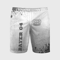 Мужские спортивные шорты Bayer 04 - white gradient вертикально