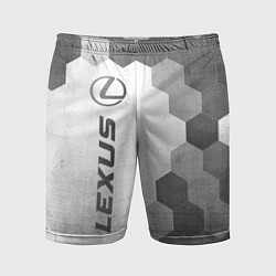 Шорты спортивные мужские Lexus - white gradient по-вертикали, цвет: 3D-принт