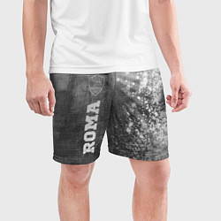 Шорты спортивные мужские Roma - grey gradient по-вертикали, цвет: 3D-принт — фото 2