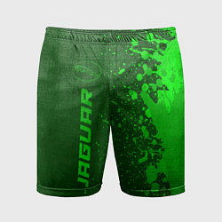 Шорты спортивные мужские Jaguar - green gradient по-вертикали, цвет: 3D-принт