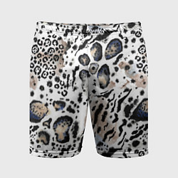 Мужские спортивные шорты Пятна леопарда абстрактные