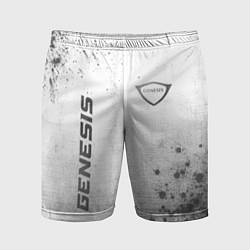 Мужские спортивные шорты Genesis - white gradient вертикально