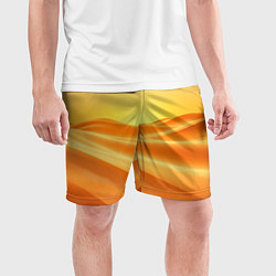 Шорты спортивные мужские Золотые пески, цвет: 3D-принт — фото 2
