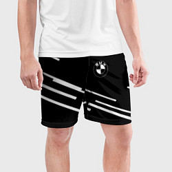 Шорты спортивные мужские BMW geometry line, цвет: 3D-принт — фото 2