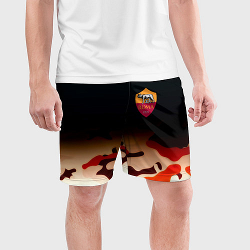 Мужские спортивные шорты Roma камуфляжный стиль / 3D-принт – фото 3