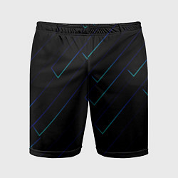 Мужские спортивные шорты Color blue black