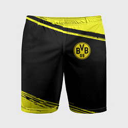 Мужские спортивные шорты Borussia жёлтые полосы