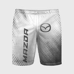 Мужские спортивные шорты Mazda - white gradient вертикально