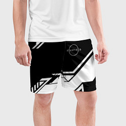 Шорты спортивные мужские Starfield геометрия, цвет: 3D-принт — фото 2