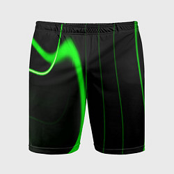 Мужские спортивные шорты Color green light green black