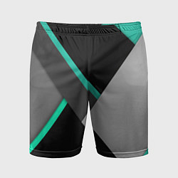 Шорты спортивные мужские Multicoloured, цвет: 3D-принт
