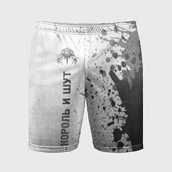 Шорты спортивные мужские Король и Шут - white gradient по-вертикали, цвет: 3D-принт