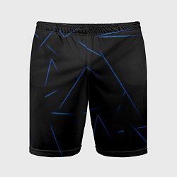 Мужские спортивные шорты Color blue line