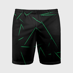 Мужские спортивные шорты Color light green line