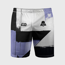 Шорты спортивные мужские Дарт Вейдер Звездные войны, цвет: 3D-принт