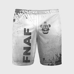 Шорты спортивные мужские FNAF - white gradient вертикально, цвет: 3D-принт