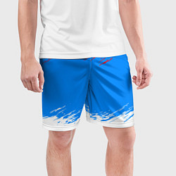 Шорты спортивные мужские Патриот - флаг, цвет: 3D-принт — фото 2