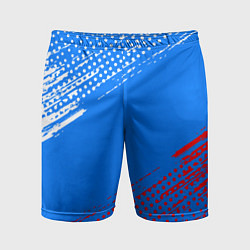 Шорты спортивные мужские Патриот - флаг, цвет: 3D-принт