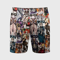Шорты спортивные мужские Гачиакута герои, цвет: 3D-принт