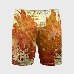 Мужские спортивные шорты Абстракция - sunspot