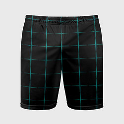 Мужские спортивные шорты Color black blue crosses