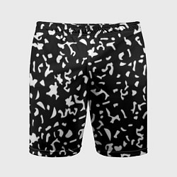 Мужские спортивные шорты Черный камуфляж