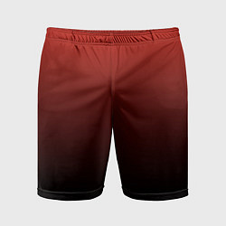 Мужские спортивные шорты Red gradient