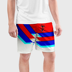 Шорты спортивные мужские Doom geometry cyber sport, цвет: 3D-принт — фото 2