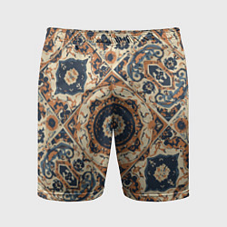 Шорты спортивные мужские Узоры калейдоскопа, цвет: 3D-принт