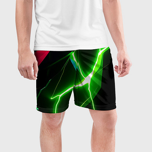 Мужские спортивные шорты Звездный свет / 3D-принт – фото 3