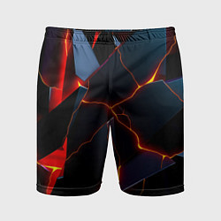 Шорты спортивные мужские Plate fracturing, цвет: 3D-принт