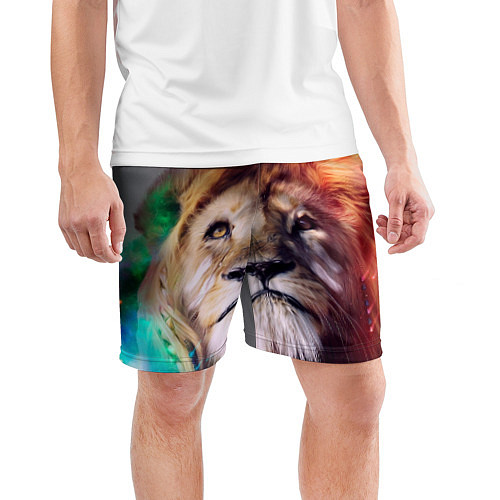 Мужские спортивные шорты Lion King / 3D-принт – фото 3