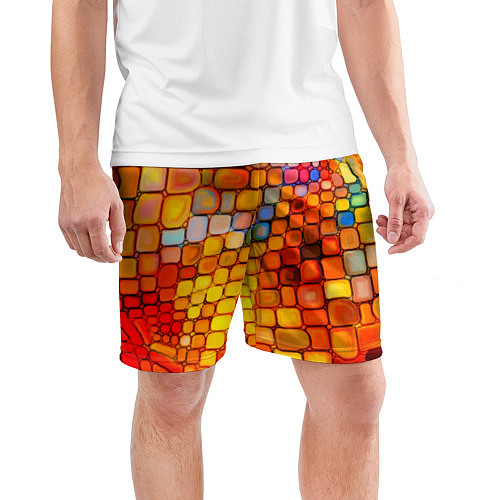 Мужские спортивные шорты Текстуры / 3D-принт – фото 3