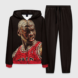 Костюм мужской Michael Jordan цвета 3D-красный — фото 1