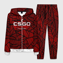 Костюм мужской Cs:go - Crimson Web Style Factory New Кровавая пау, цвет: 3D-белый