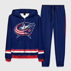 Костюм мужской Columbus Blue Jackets, цвет: 3D-красный
