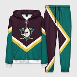 Костюм мужской NHL: Anaheim Ducks, цвет: 3D-белый