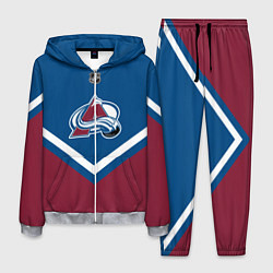 Костюм мужской NHL: Colorado Avalanche, цвет: 3D-меланж