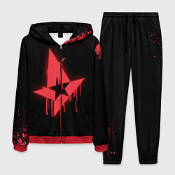 Костюм мужской Astralis: Black collection, цвет: 3D-красный