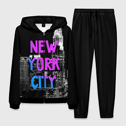 Костюм мужской Flur NYC цвета 3D-черный — фото 1