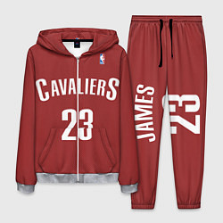 Костюм мужской Cavaliers Cleveland 23: Red, цвет: 3D-меланж