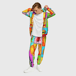 Костюм мужской Pop Art, цвет: 3D-красный — фото 2