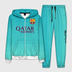 Костюм мужской Barcelona FC: Aqua, цвет: 3D-белый